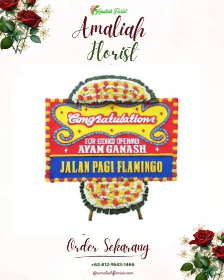 Sewa Papan Bunga Bekare